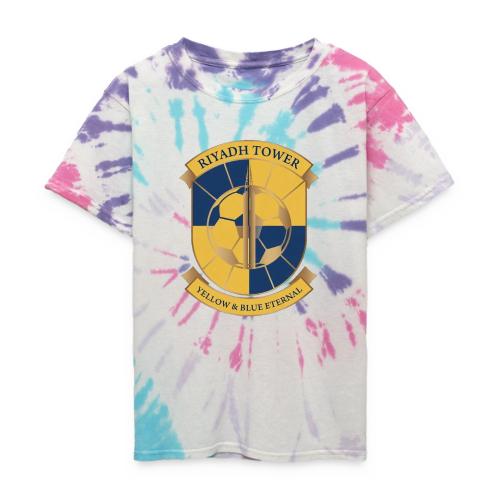 Riyadh Tower Premium T Shirt, Football Pride Gift - Kid's Tie Dye T-Shirt
