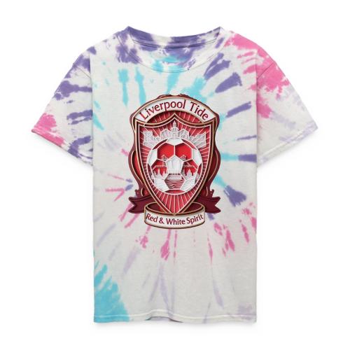 Liverpool Tide T Shirt, Soccer City Pride Gift - Kid's Tie Dye T-Shirt