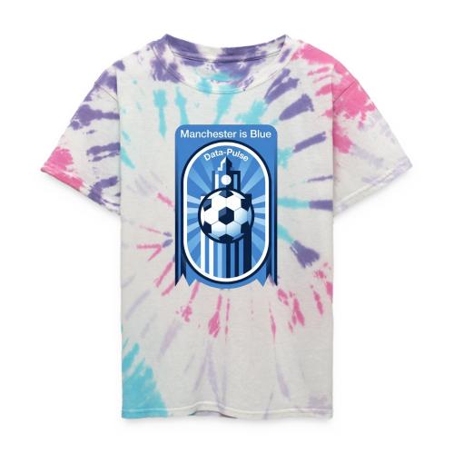 Manchester is Blue Soccer City T Shirt, Apparel - Kid's Tie Dye T-Shirt