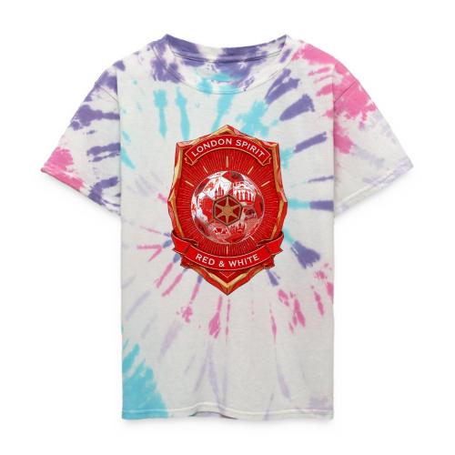 London is Red T Shirt, Football City Pride Gift - Kid's Tie Dye T-Shirt