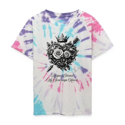 Royal Heart T-Shirt, Mug, & Leggings - Kid's Tie Dye T-Shirt
