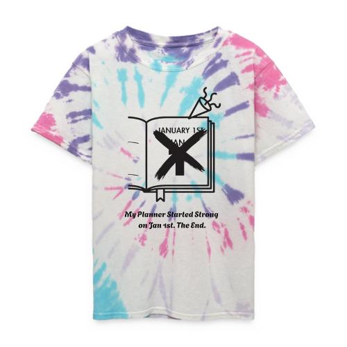 Jan 1st T-Shirt | Sarcastic New Year's - Kid's Tie Dye T-Shirt