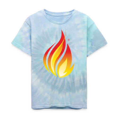 HL7 FHIR Flame Logo - Kid's Tie Dye T-Shirt