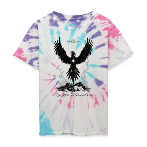 The Phoenix of Renewal T-Shirt - Kid's Tie Dye T-Shirt