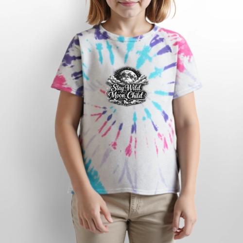 Stay Wild Moon Child - Kid's Tie Dye T-Shirt