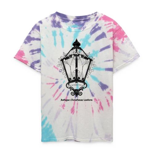 Antique Christmas Lantern T-Shirt - Kid's Tie Dye T-Shirt