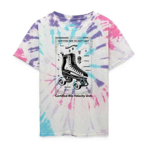 Retro Roller Skate T-Shirt - Kid's Tie Dye T-Shirt