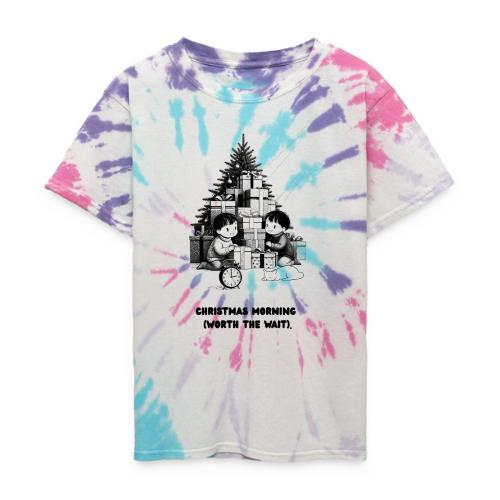 Christmas Morning T-Shirt | Minimalist Kids Gifts - Kid's Tie Dye T-Shirt