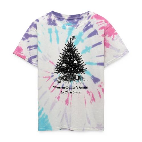 Procrastinator's Guide Christmas T-Shirt - Kid's Tie Dye T-Shirt