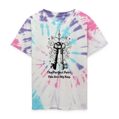 Valentine love keys - Kid's Tie Dye T-Shirt