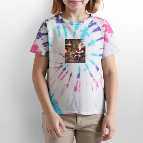 Santa Claus - Kid's Tie Dye T-Shirt