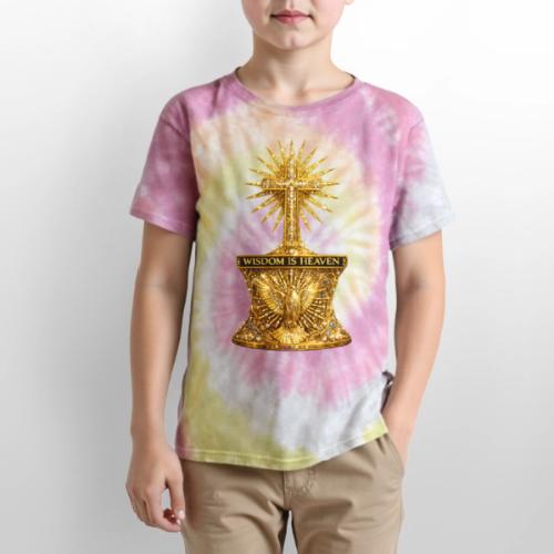 Wisdom is Heaven - Kid's Tie Dye T-Shirt