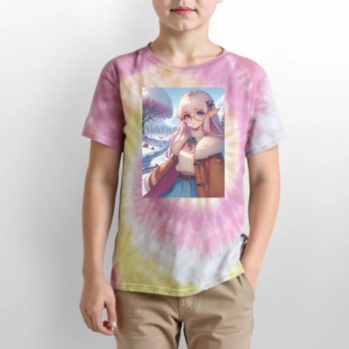 winter elf - Kid's Tie Dye T-Shirt