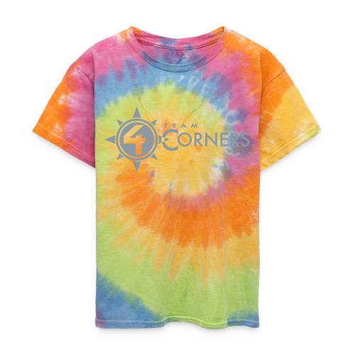 Team 4 Corners 2018 logo - Kid's Tie Dye T-Shirt