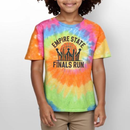 Empire State Finals Run - Kid's Tie Dye T-Shirt