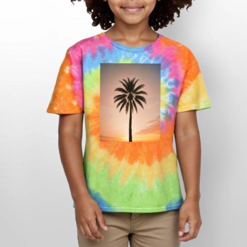 palm peace - Kid's Tie Dye T-Shirt