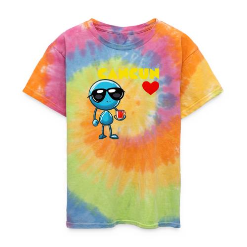 Smoon City_Cancun - Kid's Tie Dye T-Shirt