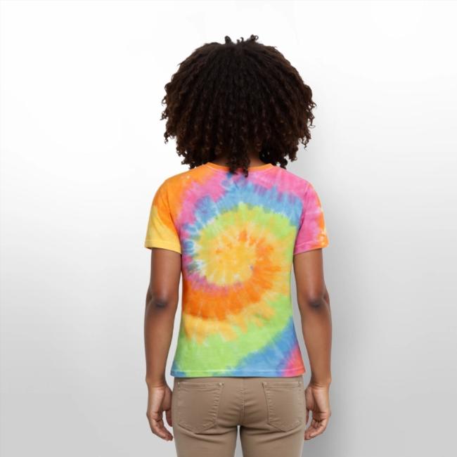 Striped Neon Leaves Design