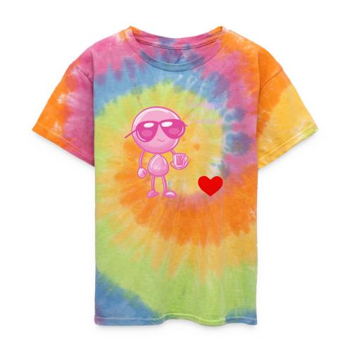 Smoon City_Viareggio Tuscany Pink - Kid's Tie Dye T-Shirt