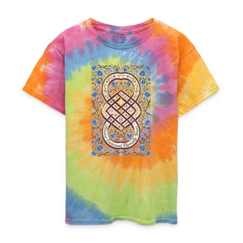 Forever Entwined Eternally Yours Infinity Knot T-S - Kid's Tie Dye T-Shirt