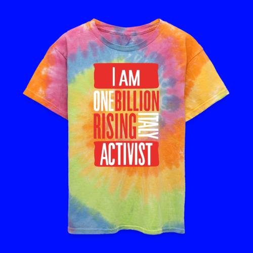 One Billion Rising Italy - Kid's Tie Dye T-Shirt