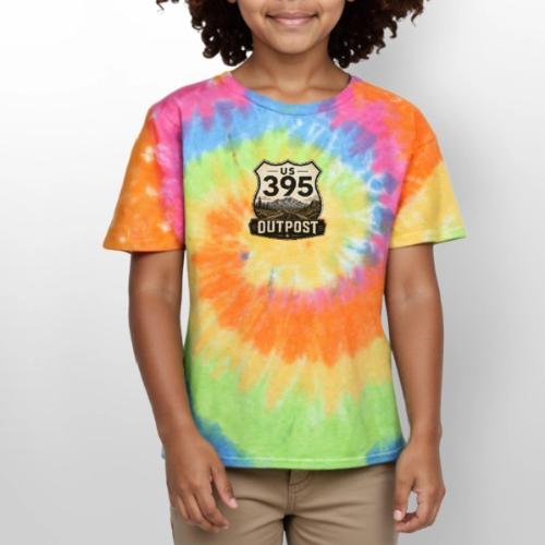 395 Outpost Shield - Kid's Tie Dye T-Shirt