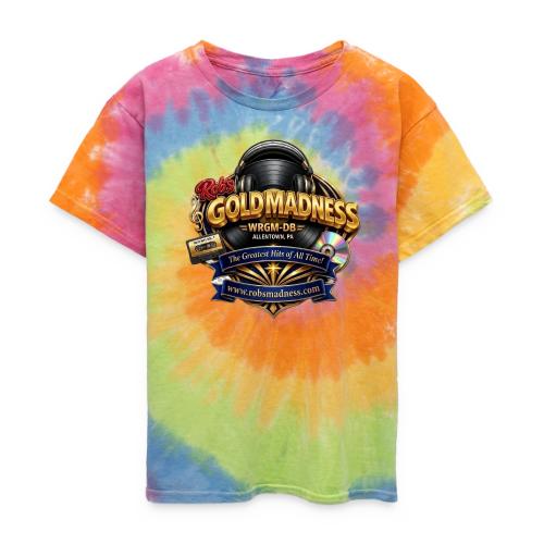 Rob's Gold Madness WRGM-DB - Kid's Tie Dye T-Shirt
