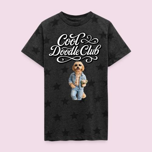 Cool Doodle Club | Goldendoodle Lover Design - Kid's 5 Star Print T-Shirt