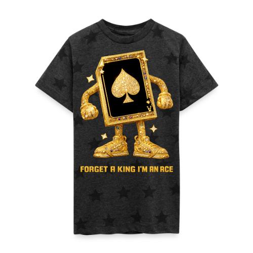 Forget A King I'm An Ace - Kid's 5 Star Print T-Shirt
