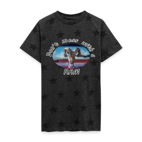 Don’t Mess with a RAM - Kid's 5 Star Print T-Shirt