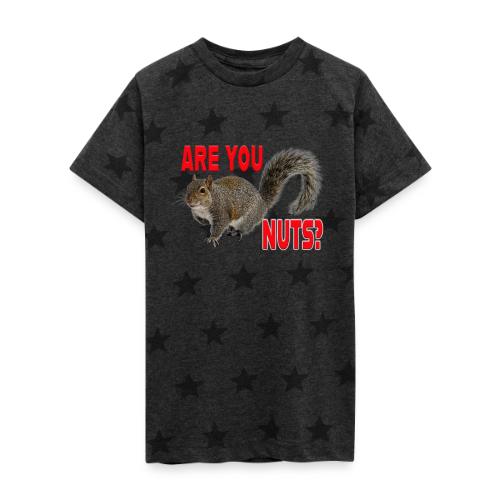 Are You Nuts? - Kid's 5 Star Print T-Shirt