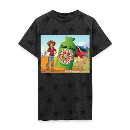 Nicole Sauce's Goat Juice - Kid's 5 Star Print T-Shirt