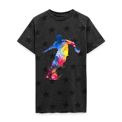 Soccer: Splash Kick - Kid's 5 Star Print T-Shirt