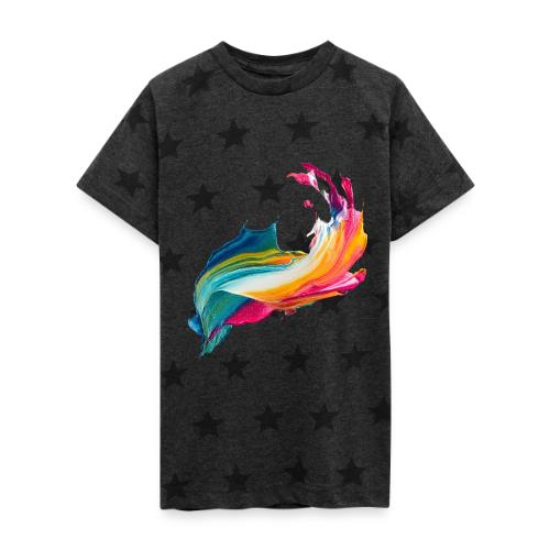 Spectrum Stream - Kid's 5 Star Print T-Shirt