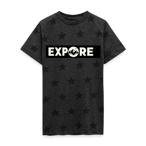 Adventure Oxygen Nature Mountain Forest Typography - Kid's 5 Star Print T-Shirt