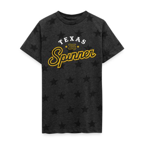 Texas Spinner - Kid's 5 Star Print T-Shirt