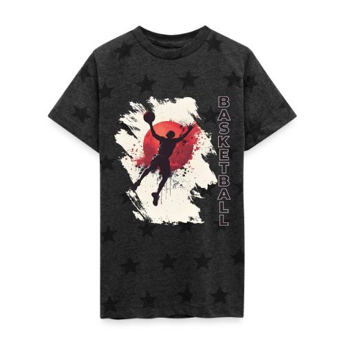 Basketball Heights - Kid's 5 Star Print T-Shirt