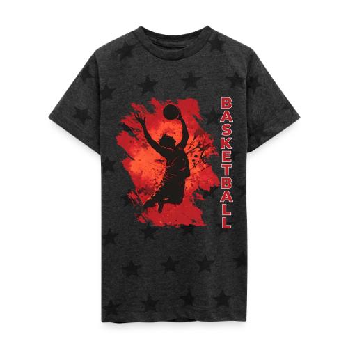 Basketball Soul - Kid's 5 Star Print T-Shirt
