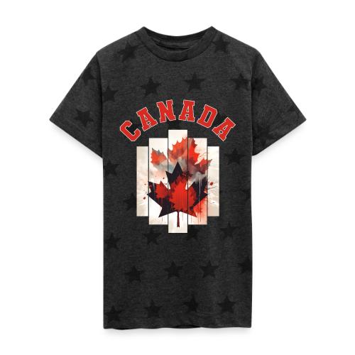 Heart of Canada Art - Kid's 5 Star Print T-Shirt