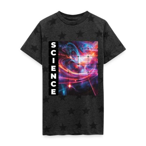 The Chaos of Science - Kid's 5 Star Print T-Shirt