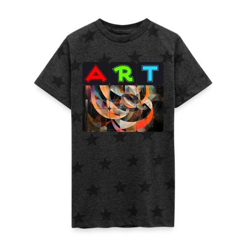 Fragments of Art - Kid's 5 Star Print T-Shirt