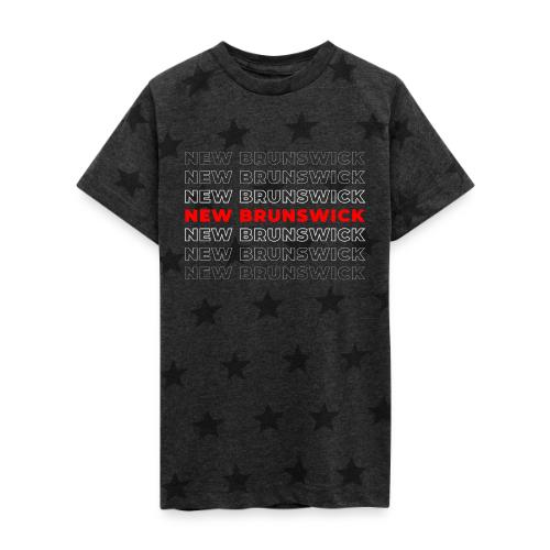 New Brunswick Style - Kid's 5 Star Print T-Shirt
