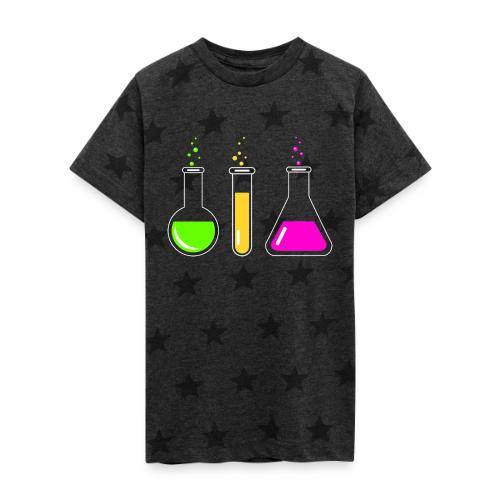 Colorful Chemistry - Kid's 5 Star Print T-Shirt