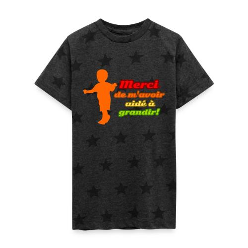 Growing Thanks to You - Kid's 5 Star Print T-Shirt