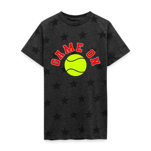 Game On Tennis - Kid's 5 Star Print T-Shirt