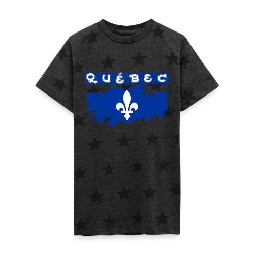 Québec la Belle province - Kid's 5 Star Print T-Shirt