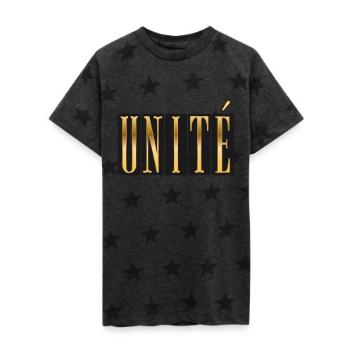 Unité Dorée - Kid's 5 Star Print T-Shirt