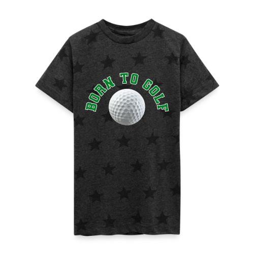Born to Golf - Kid's 5 Star Print T-Shirt