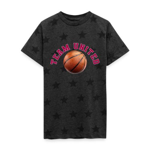 Team United Basketball Unity Design - Kid's 5 Star Print T-Shirt