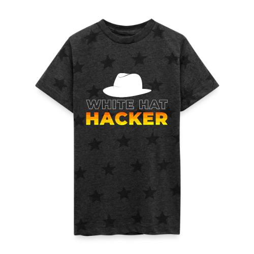 White Hat Hacker - Kid's 5 Star Print T-Shirt